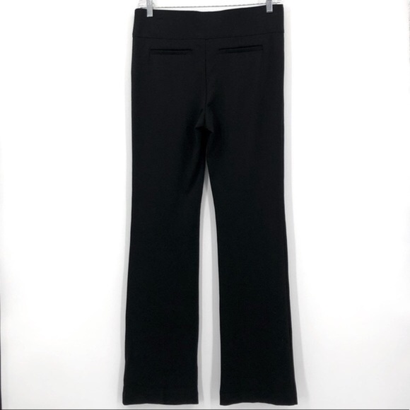 NEW ECRU May Boot Cut Pull On Stretch Pants in Black Ponte High Rise Size Large - Picture 3 of 9